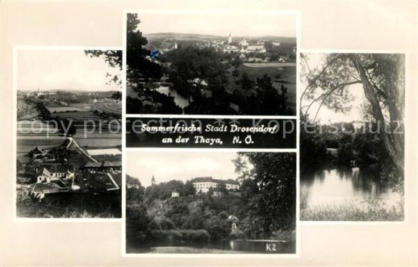 Drosendorf-Zissersdorf Panorama Sommerfrische