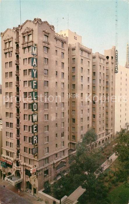Los Angeles California Mayflower Hotel overlooking Library Par