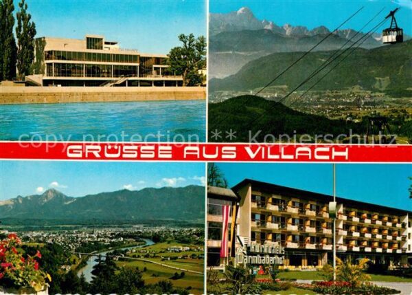 Villach Kaernten Erholungszentrum Blick von der Kanzelhö