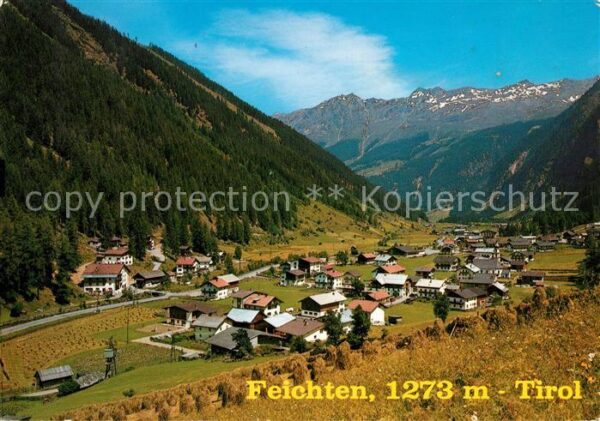 Feichten Kaunertal Ansicht mit Freizeitzentrum Alpenpanora