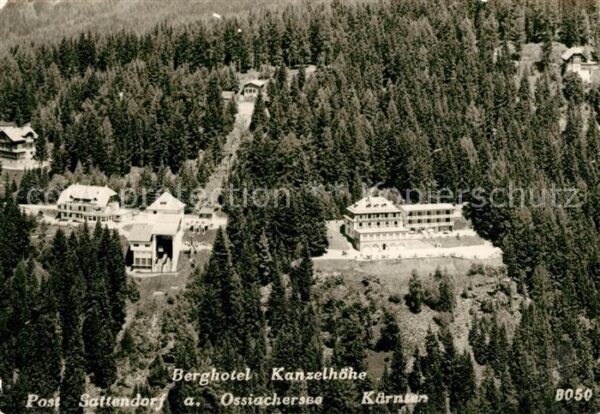 Sattendorf Berghotel Kanzelhöhe Fliegeraufnahme