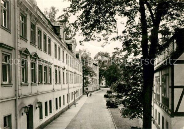 Wolkenstein Erzgebirge Warmbad Sanatorium Fritz Heckert Haus