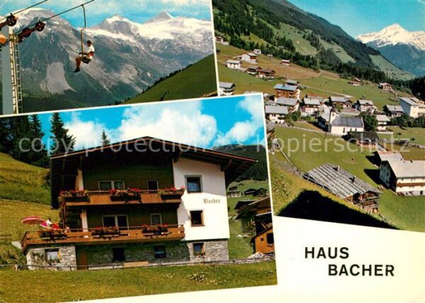 Vorderlanersbach Pension Haus Bacher Sessellift Panorama