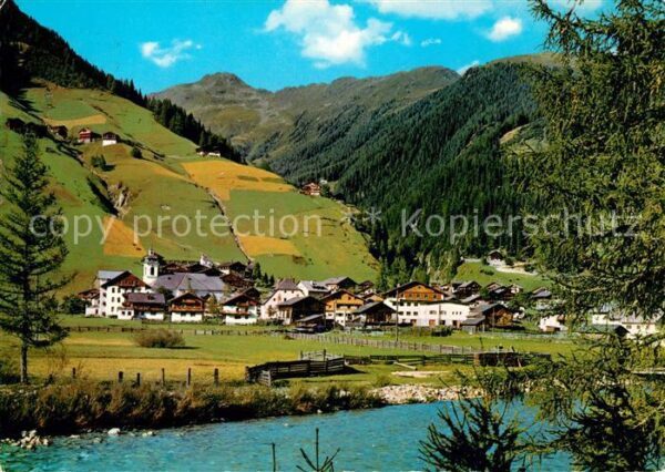 St Jakob Defereggen Blick über den Fluss