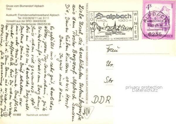 Alpbach Ortsmotive Kirche Blumenschmuck Gipfelk – Bild 2