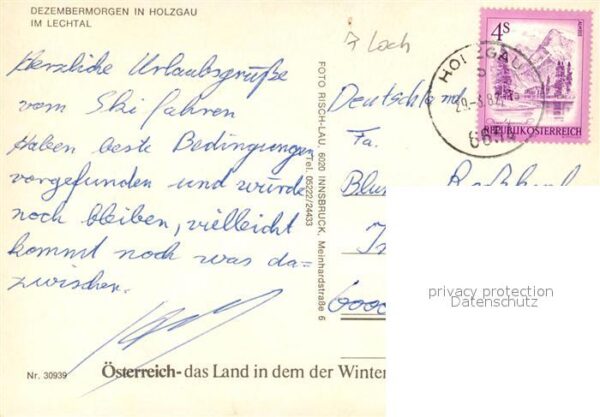 Holzgau Dezembermorgen im Lechtal Ortsmotiv mit – Bild 2