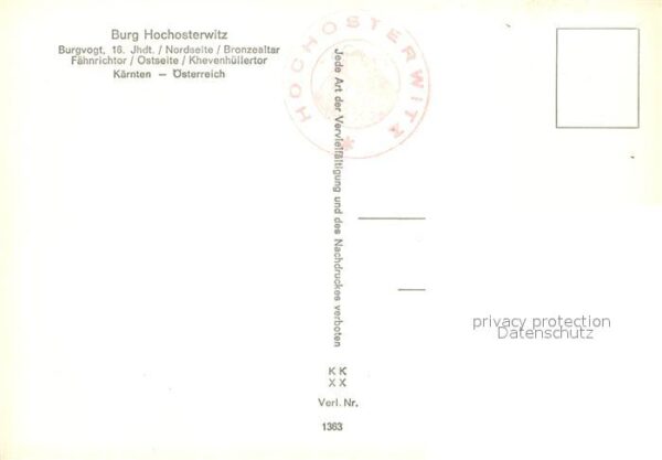 Kaernten Burg Hochosterwitz Burgvogt Nordseite B – Bild 2