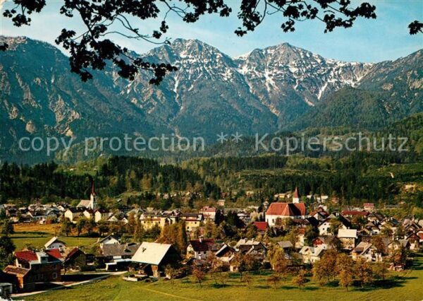 Bad Goisern Salzkammergut Gesamtansict Kurort mit Kalmberg
