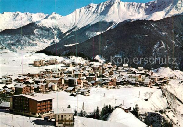 Serfaus Tirol Panorama Wintersportplatz Oberinntal Al