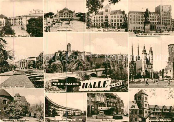 Halle Saale Universität Theater Moritzburg Bahnhof