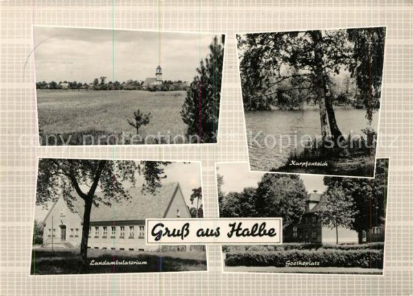 Halbe Landschaftspanorama Landambulatorium Ka