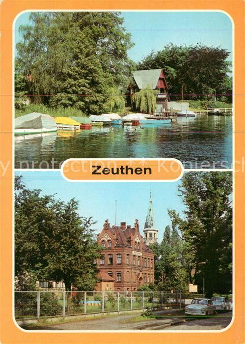 Zeuthen Zeuthener See Blick zum Rathaus