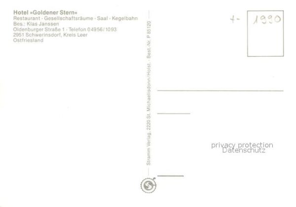 Schwerinsdorf Hotel Goldener Stern Restaurant – Bild 2
