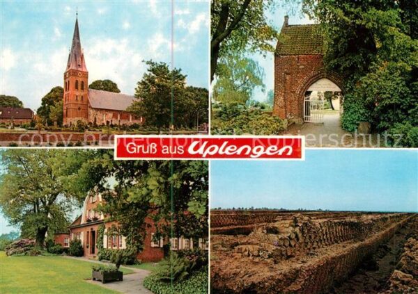 Uplengen Kirche Eingang Park