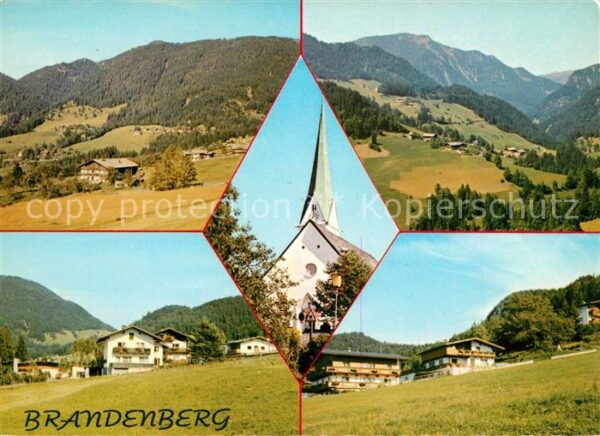 Brandenberg Tirol Panorama Kirche Teilansichten