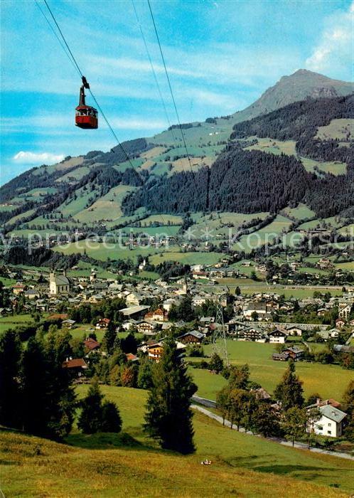 Kitzbuehel Tirol Hahnenkammbahn mit Kitzbüheler Horn