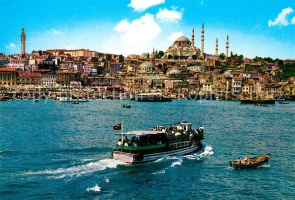 Istanbul Constantinopel Goldenes Horn und Süleymaniye