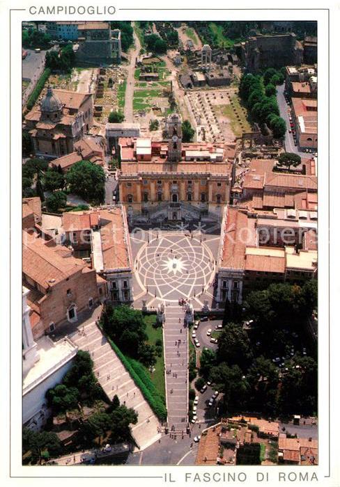 Roma Rom Campidoglio Fliegeraufnahme