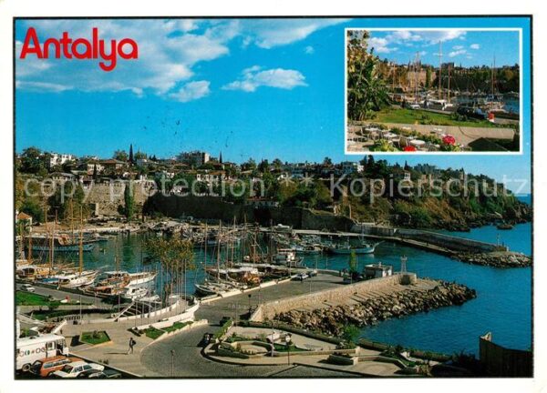 Antalya Hafen Fliegeraufnahme