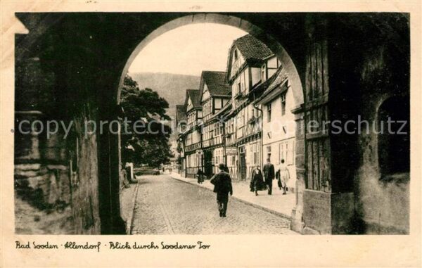 Bad Sooden-Allendorf Blick durchs Soodener Tor