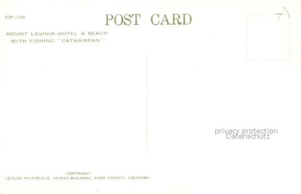 Ceylon Sri Lanka Mount Lavina Hotel and beach with Catam – Bild 2