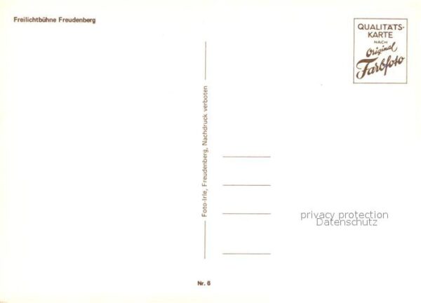 Freudenberg Baden Freilichtbühne Teilansichten – Bild 2