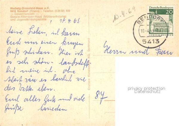 Bendorf Rhein Hedwig Dransfeld Haus – Bild 2