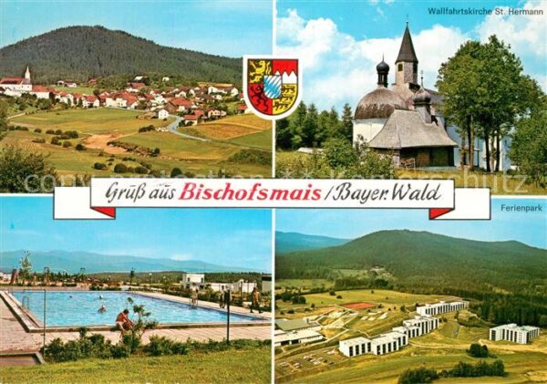 Bischofsmais Panorama Wallfahrtskirche St Hermann Fr