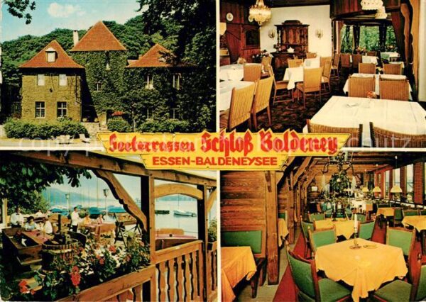 Baldeneysee Seeterrassen Schloss Baldeney Gaststube