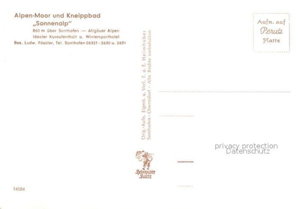 Sonthofen Oberallgaeu Alpen Moor und Kneippbad Sonnealp Resta – Bild 2