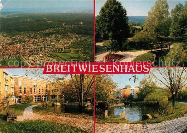 Gerlingen Wuerttemberg Fliegeraufnahme Breitwiesenhaus Park Sc