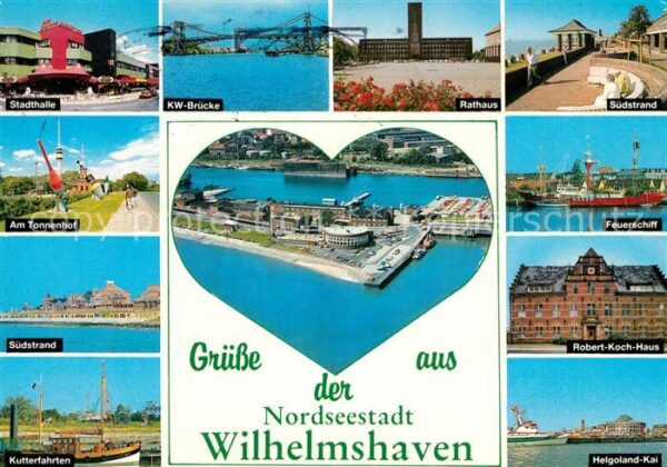 Wilhelmshaven Stadthalle KW Brücke Rathaus Südstrand