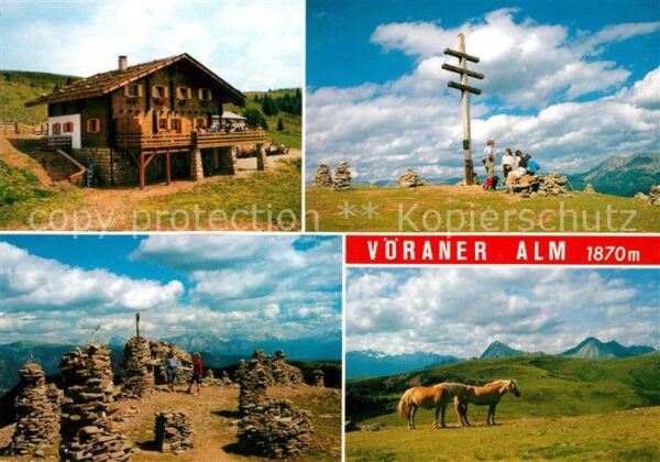 Voeran Verano Vöraner Alm am Tschögglberg Gipfelkreuz