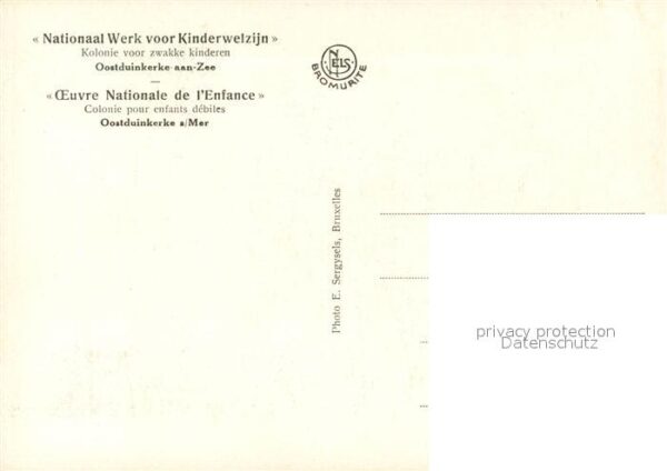 Oostduinkerke Nationaal Werk voor Kinderwelzijn – Bild 2