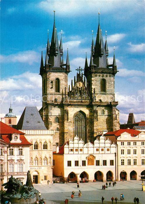 Prag Prahy Prague Der Altstädter Ring Kirche