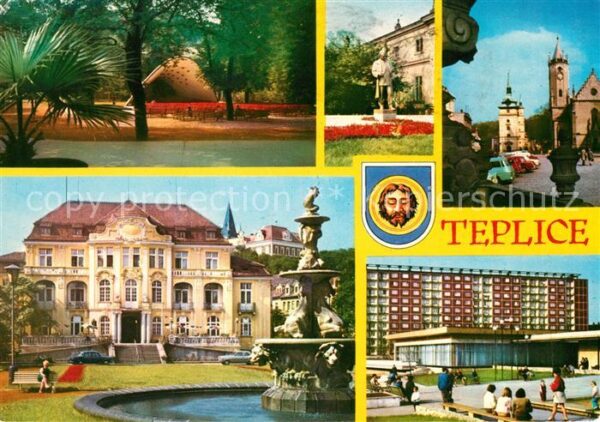 Teplice Parku Socha presidenta Kl Gottwalda Zam
