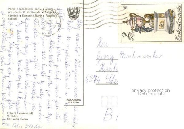 Teplice Parku Socha presidenta Kl Gottwalda Zam – Bild 2