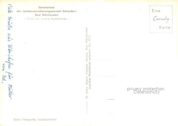 Bad Woerishofen Sanatorium der LVA Schwaben Brunnen Sku – Bild 2