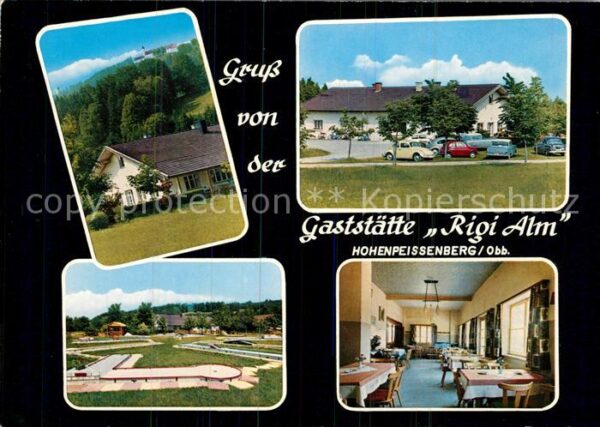 Hohenpeissenberg Cafe und Gaststätte Rigi Alm Minigolf G