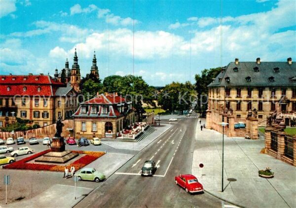 Fulda Bonifatius denkmal Hauptwache Eingang z