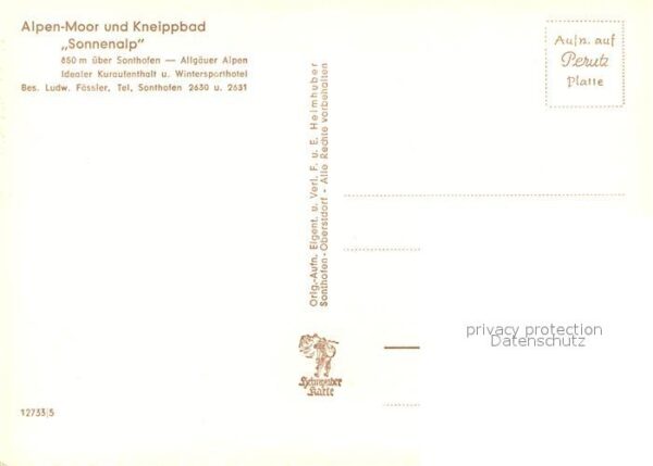 Sonthofen Oberallgaeu Alpen Moor und Kneippbad Sonnenalp Wint – Bild 2