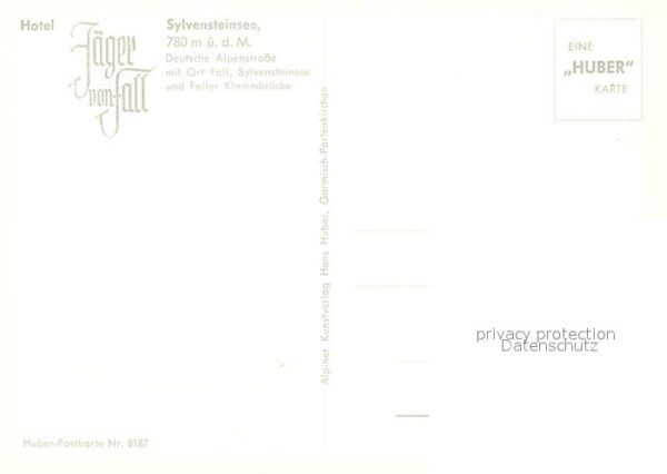 Sylvensteinsee Lenggries Hotel Jäger von Fall Klemmbrücke Fliege – Bild 2