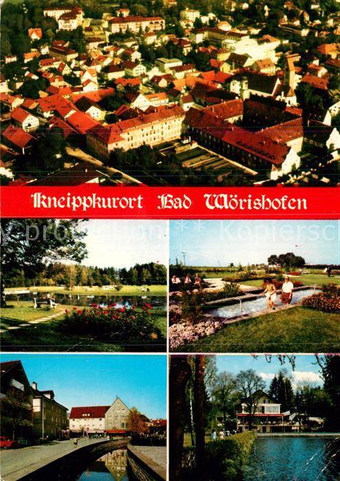 Bad Woerishofen Fliegeraufnahme Kurpark Wassertretanlag