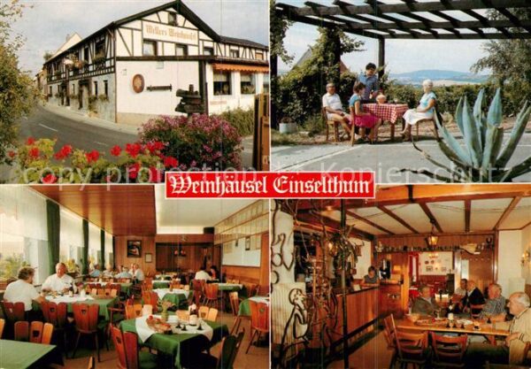 Einselthum Wellers Weinhäusel Gasträume Theke Perg