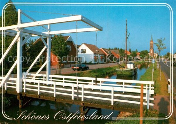 Rhauderfehn Hauptkanal Brücke