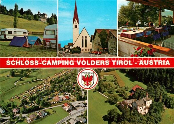 Volders Schloss Camping Kirche Restaurant Flieg