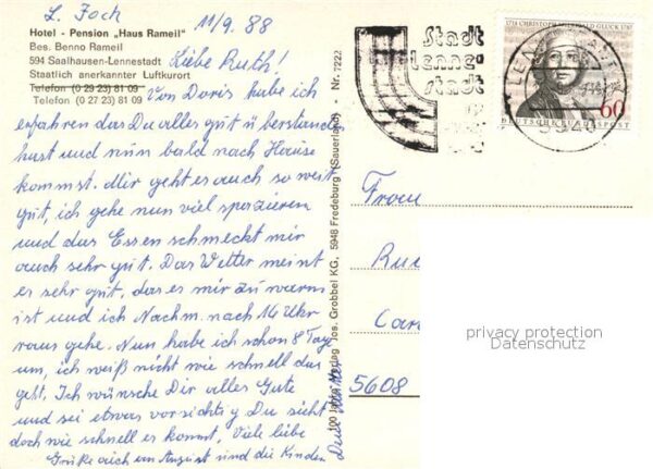 Lennestadt Hotel Pension Haus Rameil – Bild 2