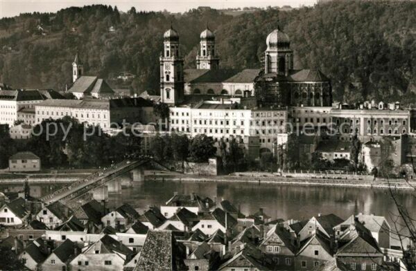 Passau Blick über den Inn 2000jährige Dreiflüs