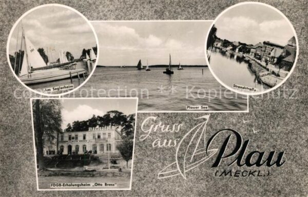 Plau See Seglerheim Strandstrasse FDGB Erholungs