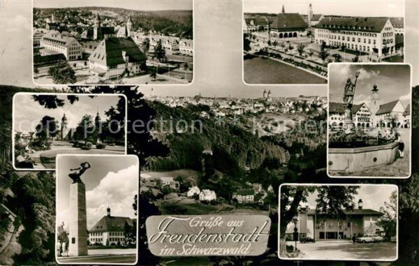 Freudenstadt Teilansichten Luftkurort im Schwarzwald